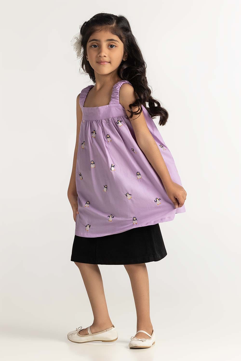 Toddler Girl Purple Dress TG-BLS-SS24-013