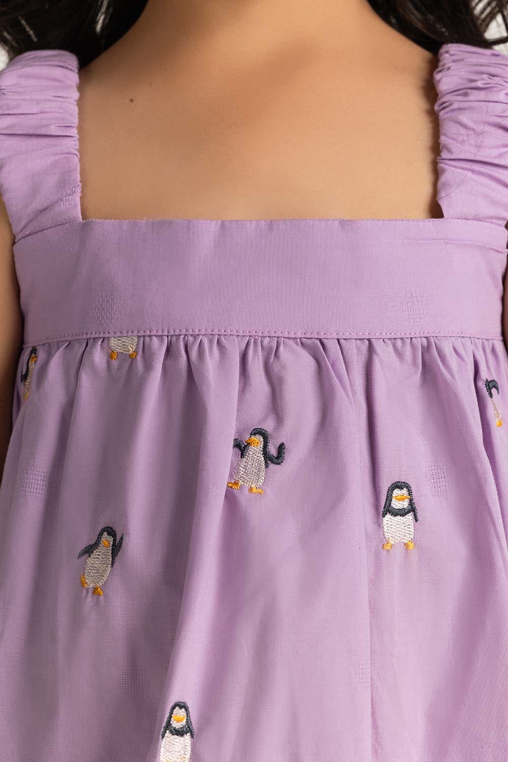 Toddler Girl Purple Dress TG-BLS-SS24-013