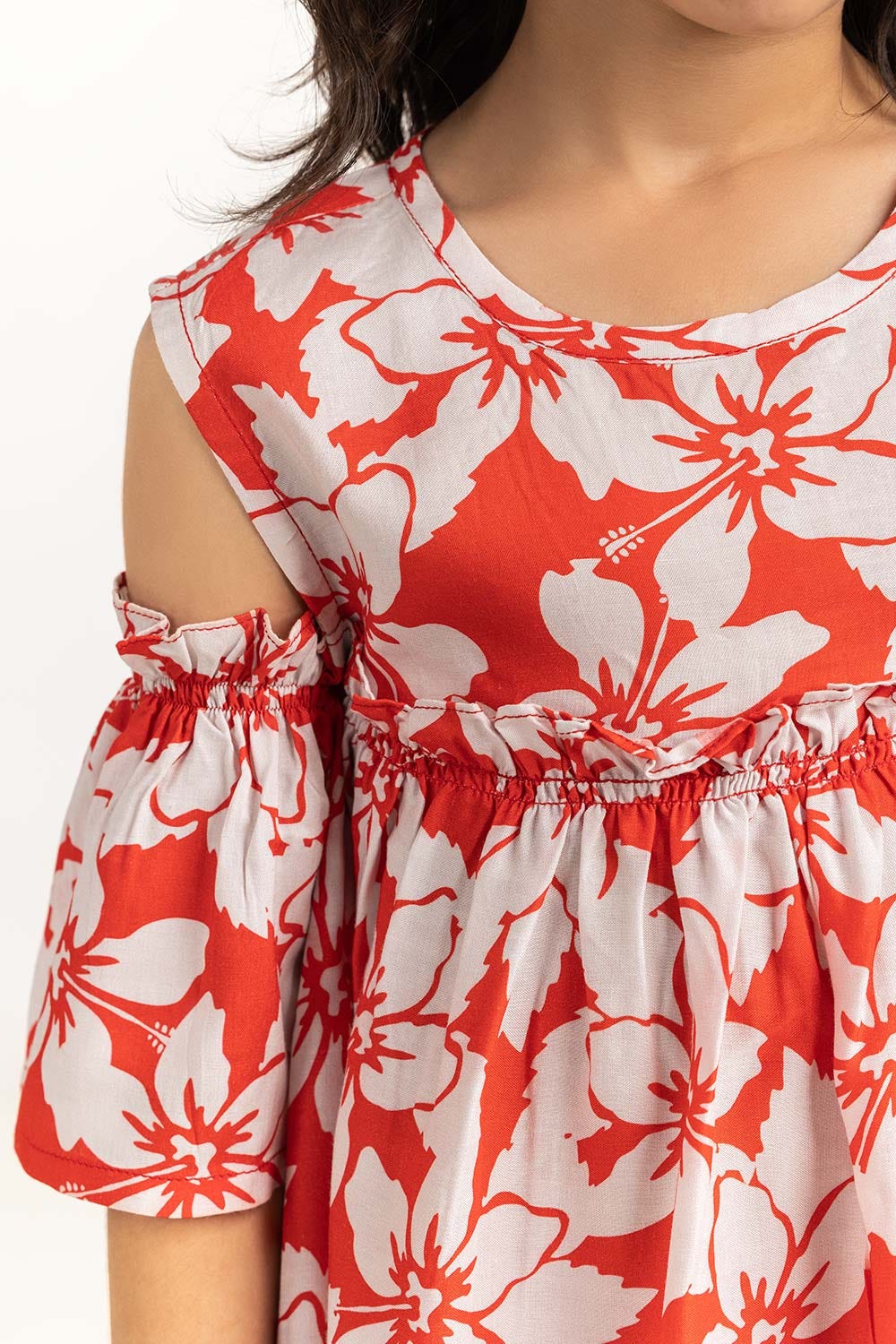 Toddler Girl Red Dress 231-614-203