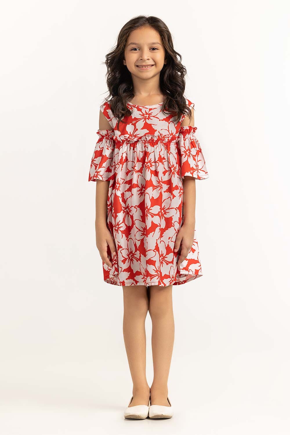 Toddler Girl Red Dress 231-614-203