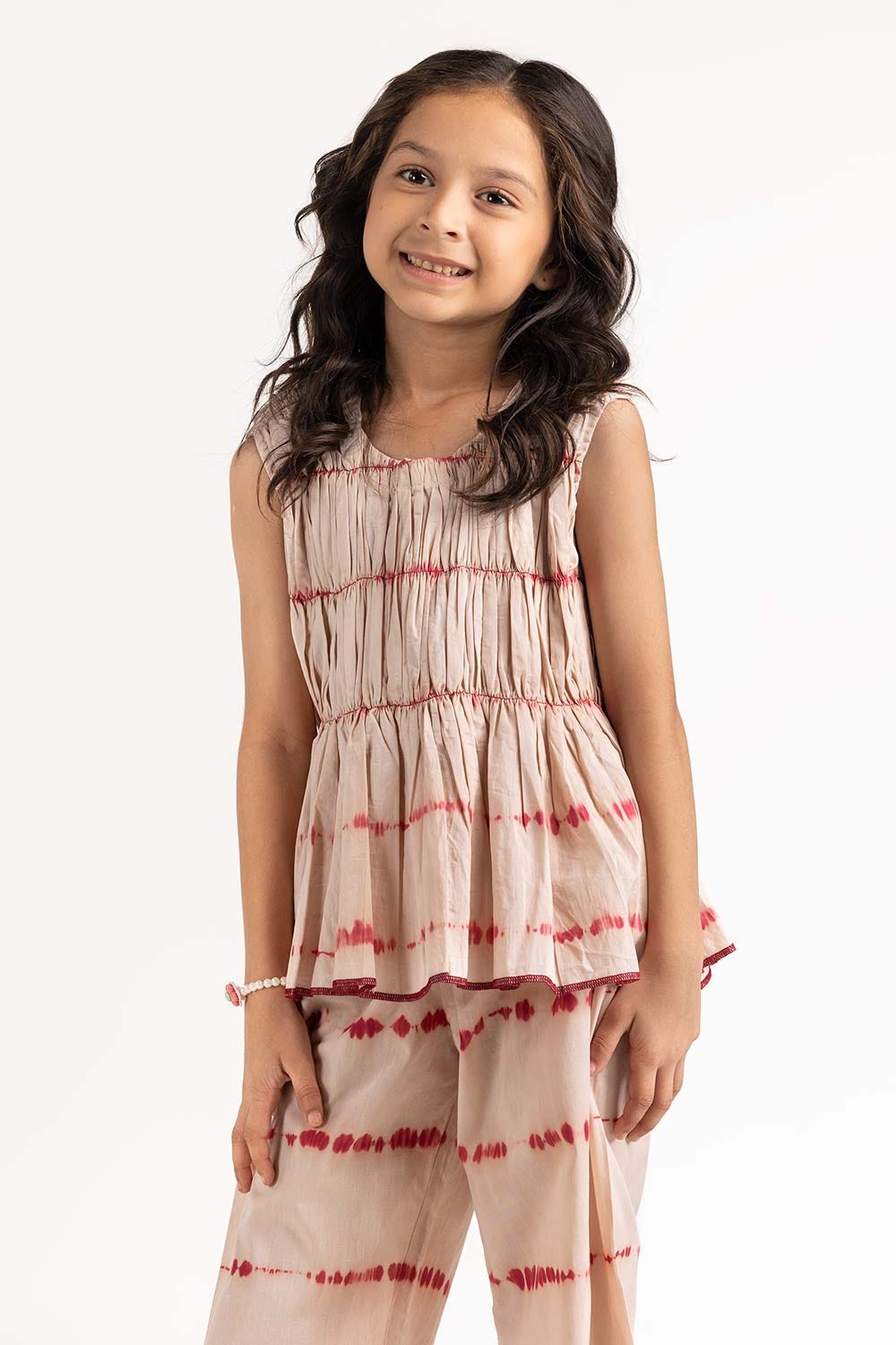 Toddler Girl Tie Dye Blouse TGWS-2210030 A