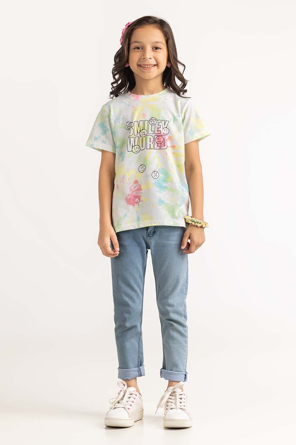 Toddler Girl Tie Dye T-Shirt 231-613-032