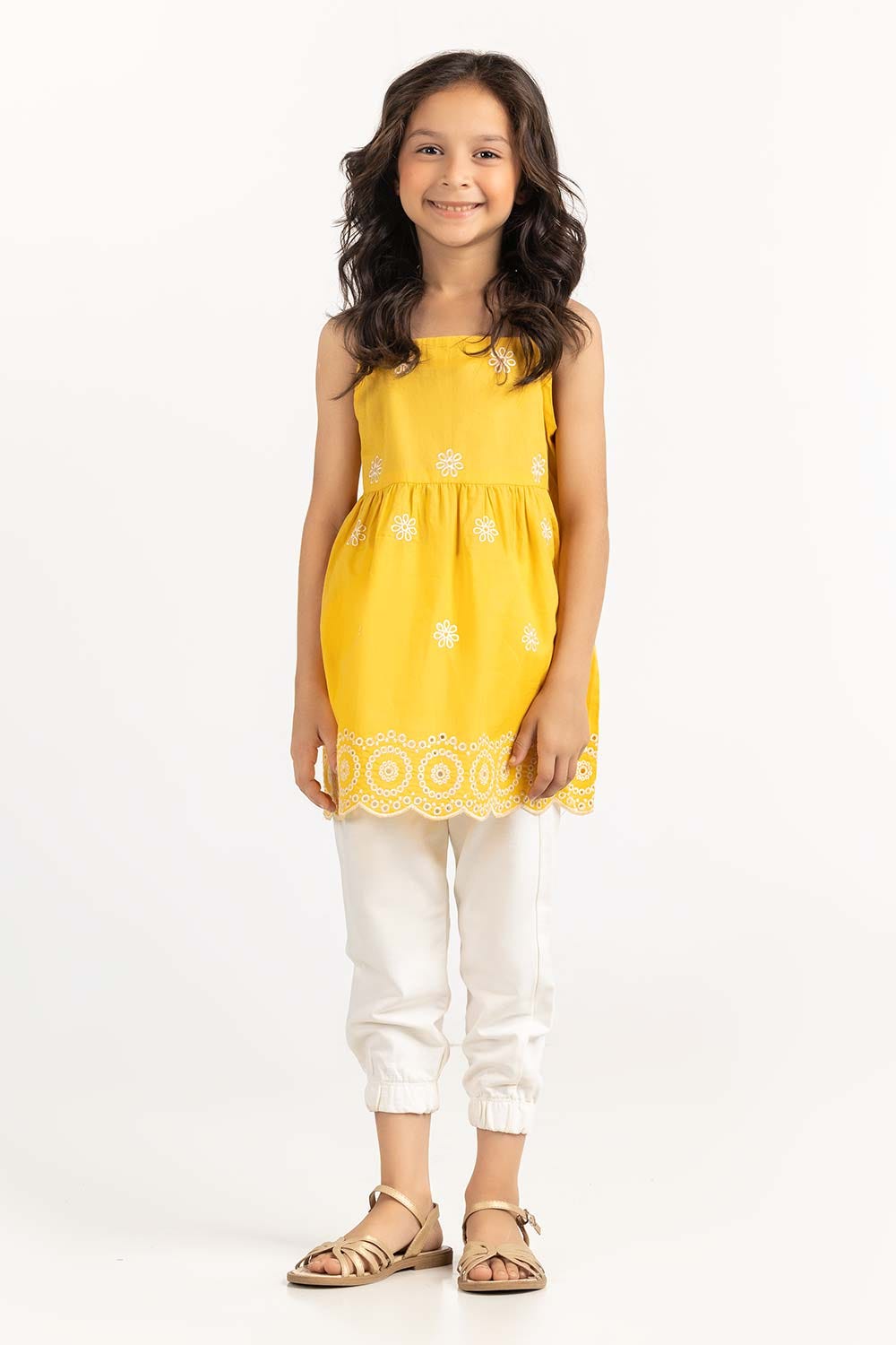 Toddler Girl Yellow Blouse 231-617-008