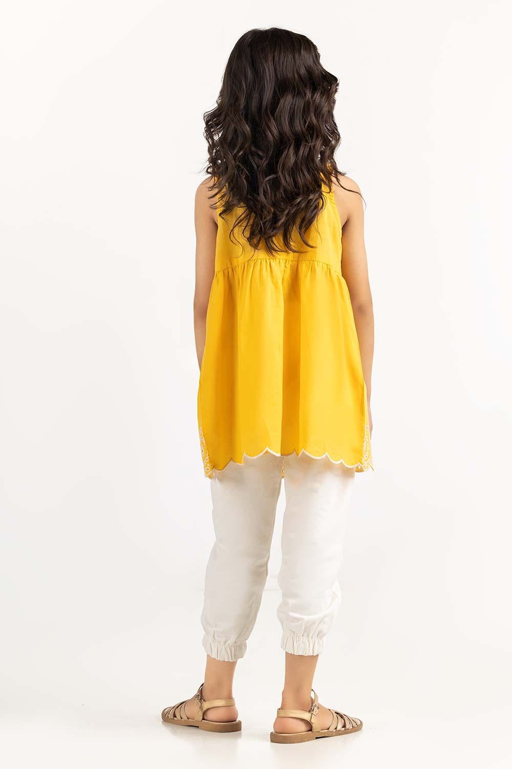 Toddler Girl Yellow Blouse 231-617-008