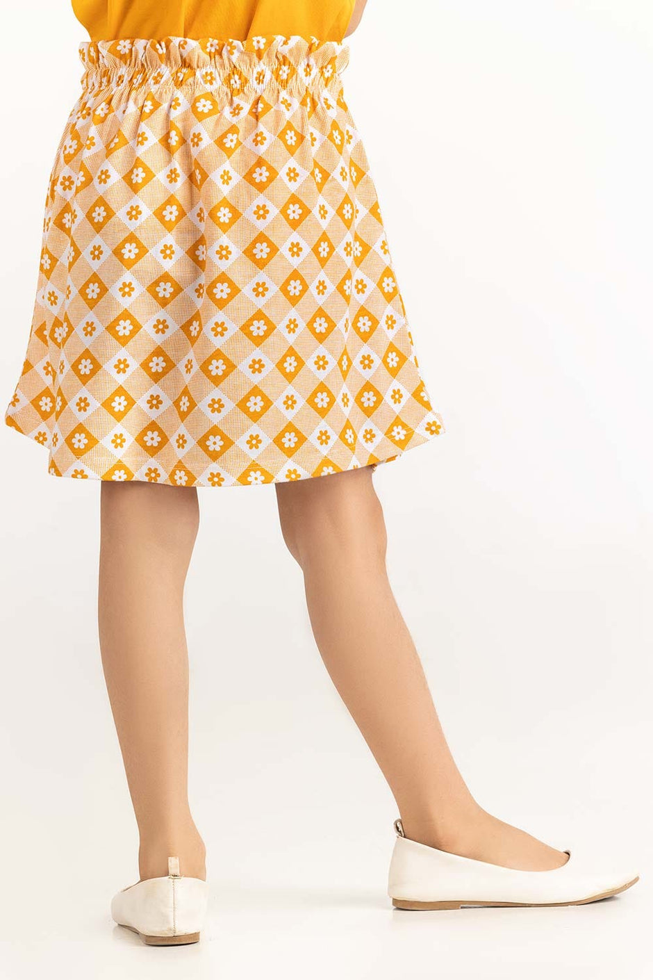 Toddler Girl Yellow Co-Ord Bottom 231-616-020 B