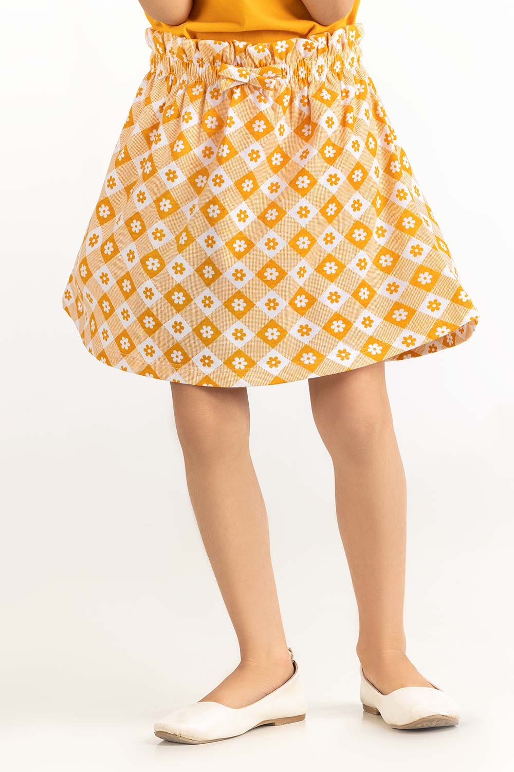 Toddler Girl Yellow Co-Ord Bottom 231-616-020 B