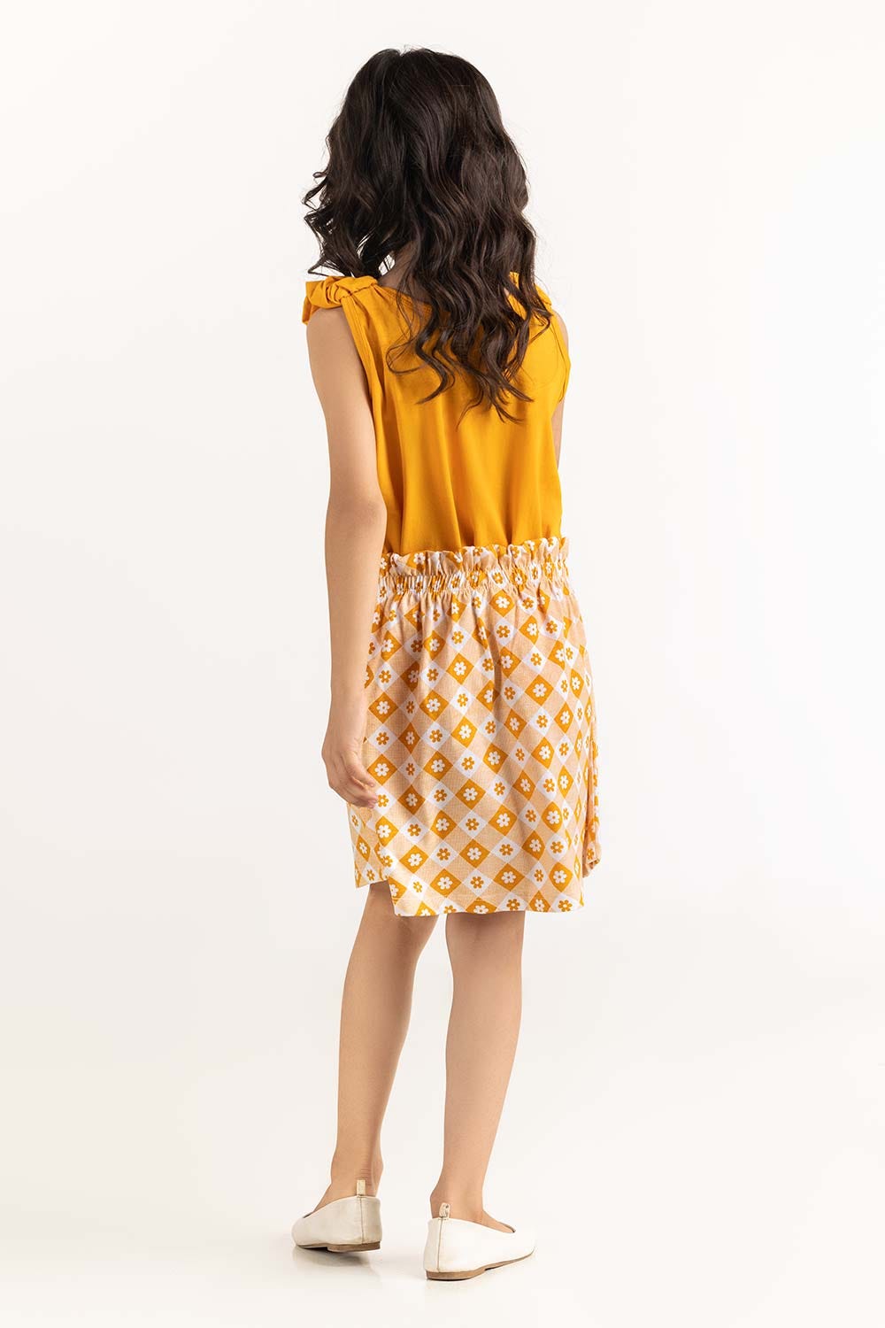 Toddler Girl Yellow Co-Ord Top 231-616-020 T