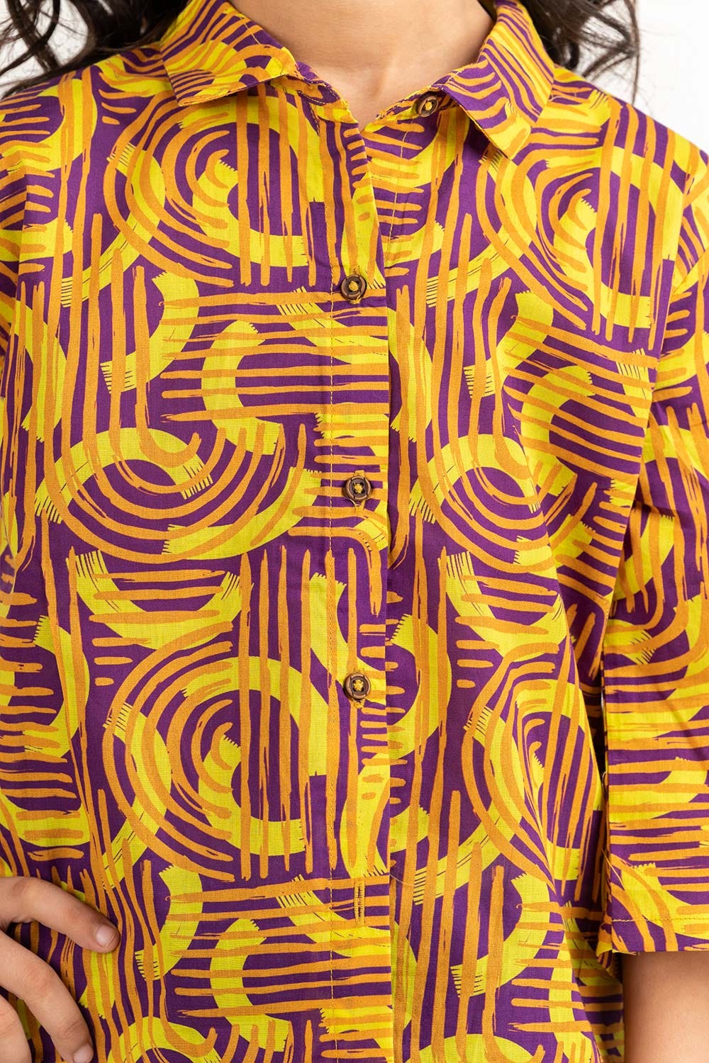 Toddler Girl Yellow Shirt 231-617-003