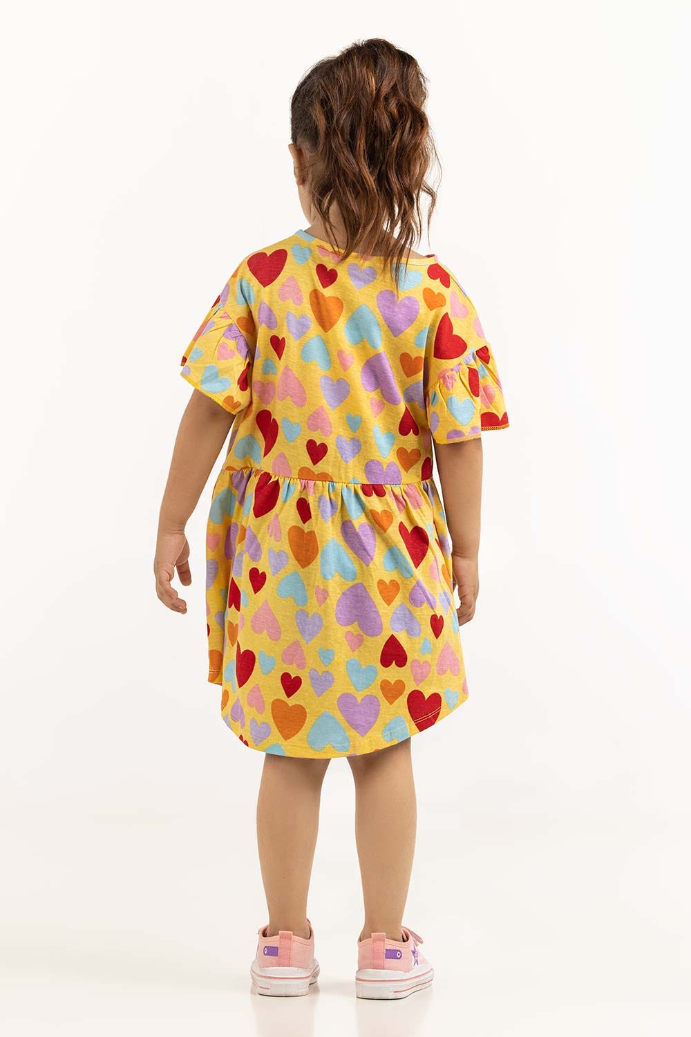 Toddler Girl Banana Dress 231-614-022