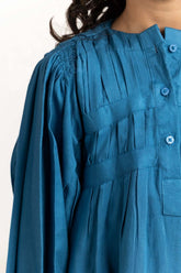 Toddler Girl Blue Top 224-614-019