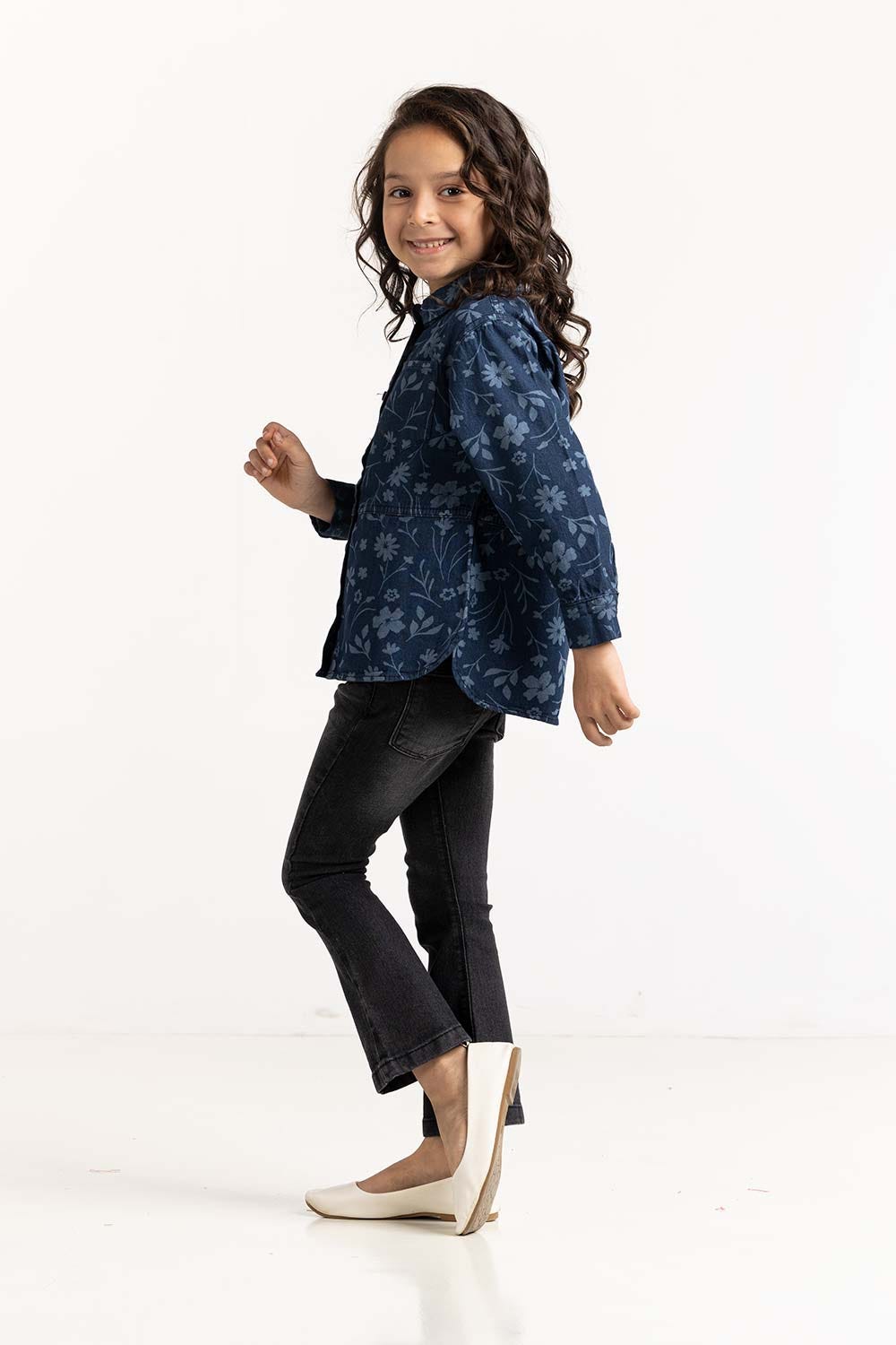 Toddler Girl Blue Top 224-617-011