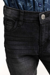 Toddler Girl Charcoal Jeans 224-621-007