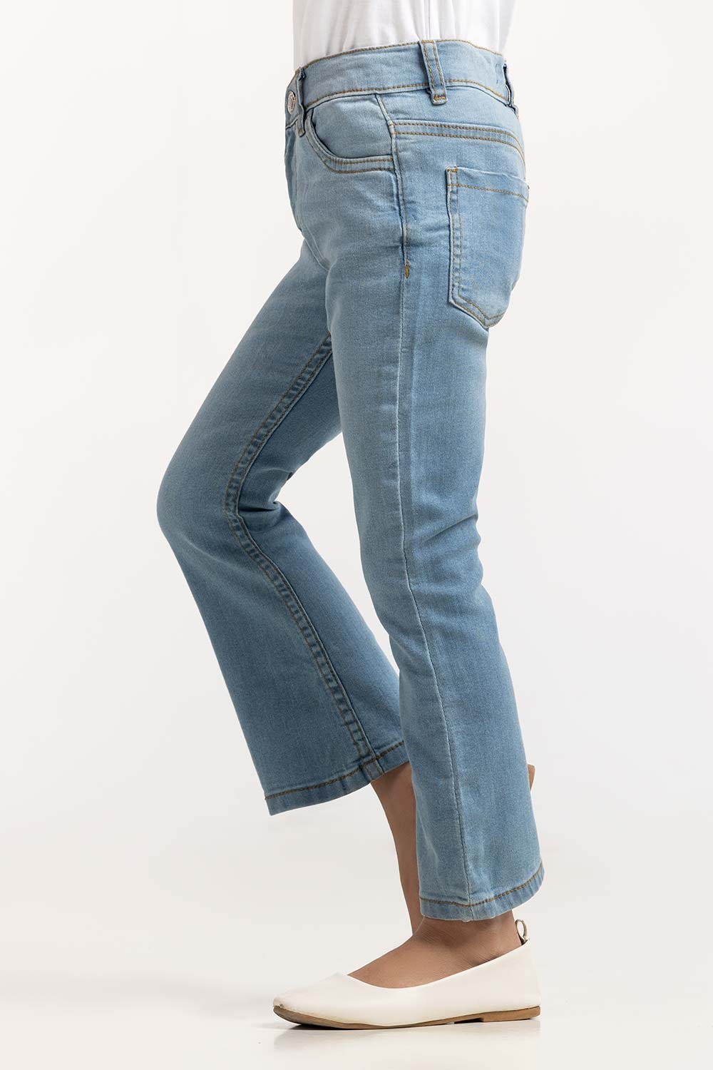 Toddler Girl Light Blue Jeans 224-621-005