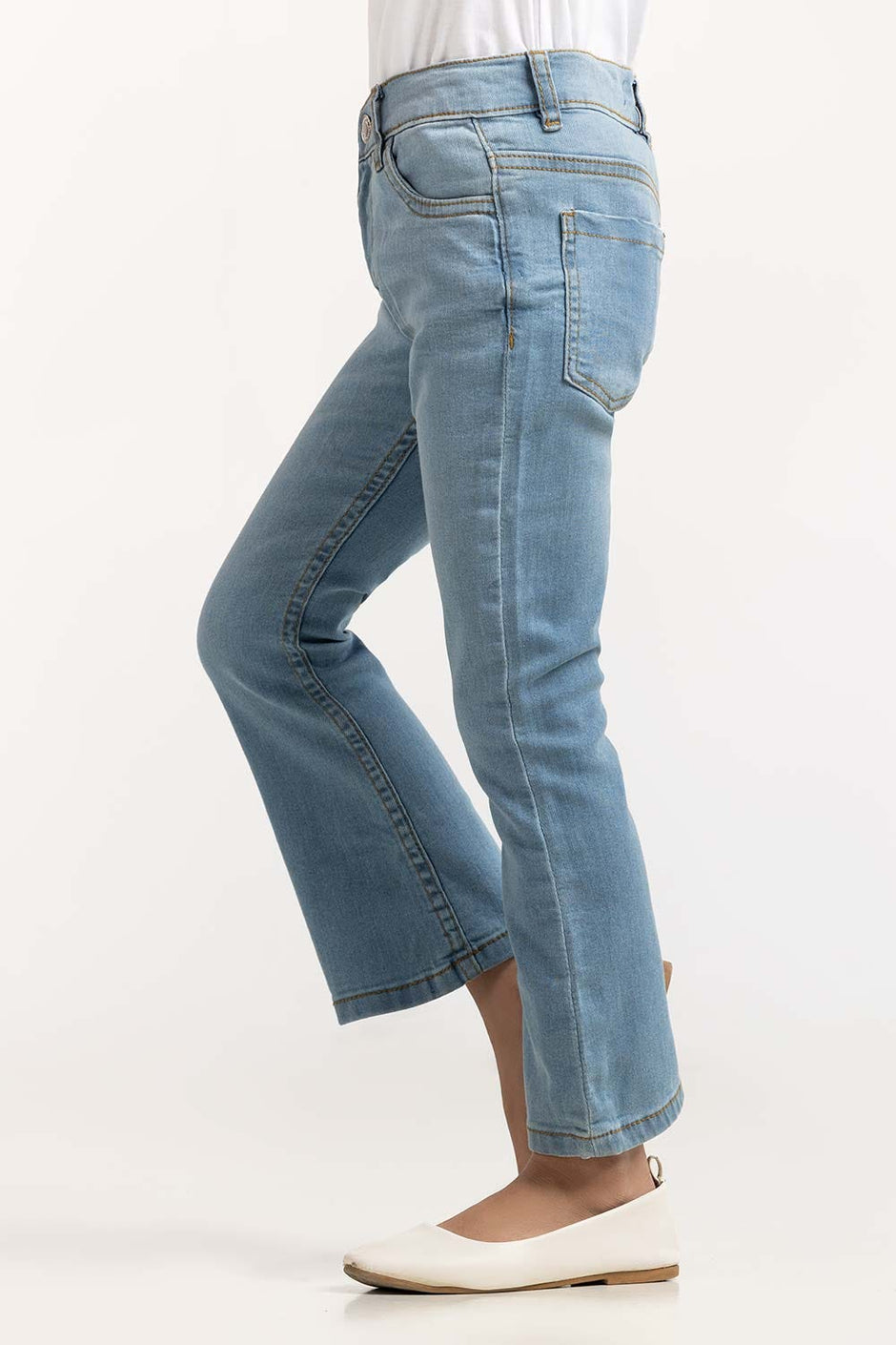Toddler Girl Light Blue Jeans 224-621-005