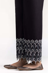 Black Cambric Festive Trousers TR-21-130