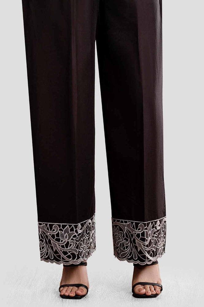Unstitched Embroidered Cambric Trouser