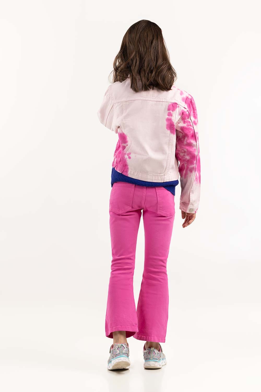 Girls Tie Dye Pink Jacket 224-410-056