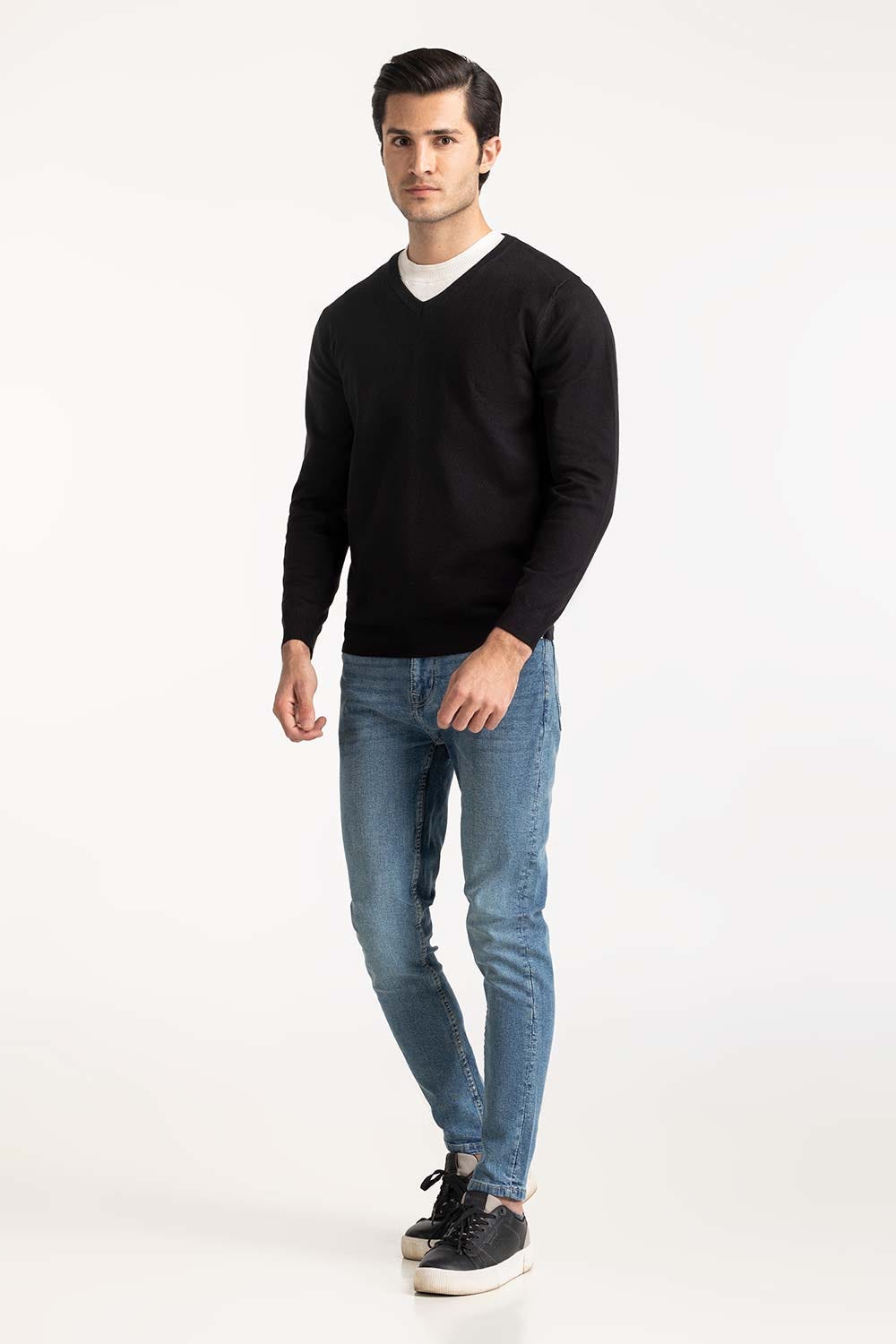 V Neck Sweater MN-SWT-WS24-002 A