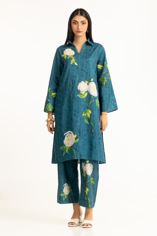 Viscose Jacquard Printed Co-Ord Set IPST-44578