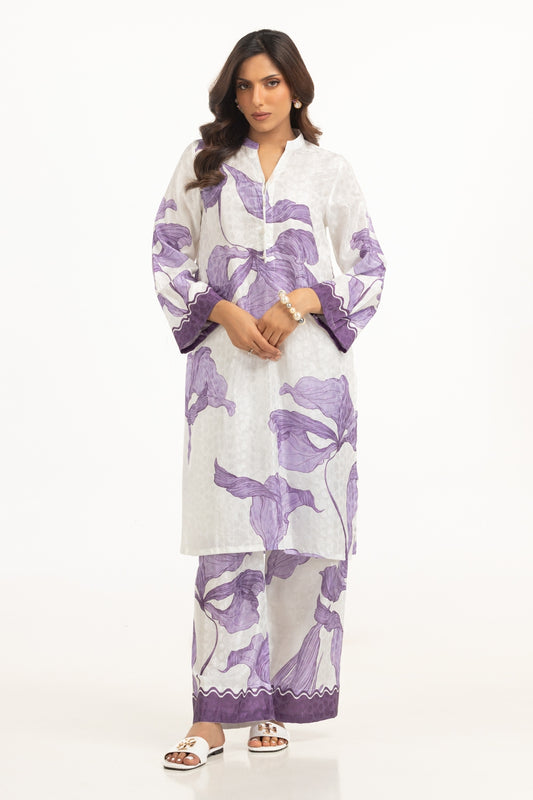 Viscose Jacquard Printed Co-Ord Set IPST-44582