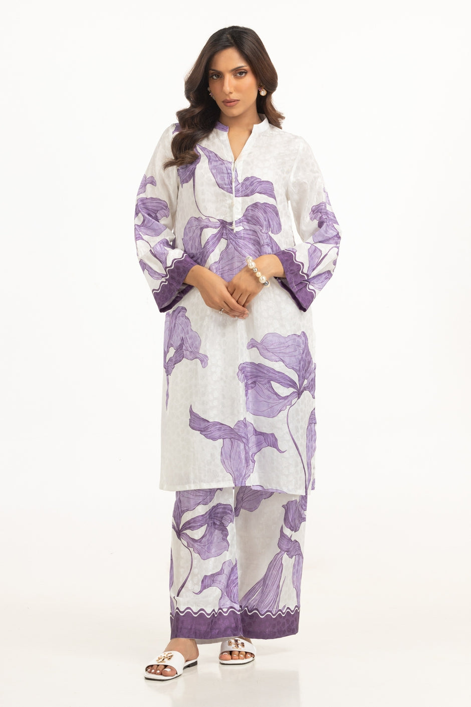 Viscose Jacquard Printed Co-Ord Set