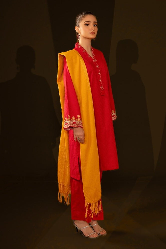 Dyed Jacquard Dupatta