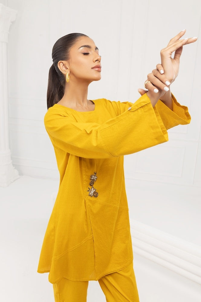 Jacquard Embroidered Tunic