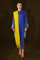 Jacquard Embroidered Shirt And Jacquard Dupatta WGK-JQW-DE-2958