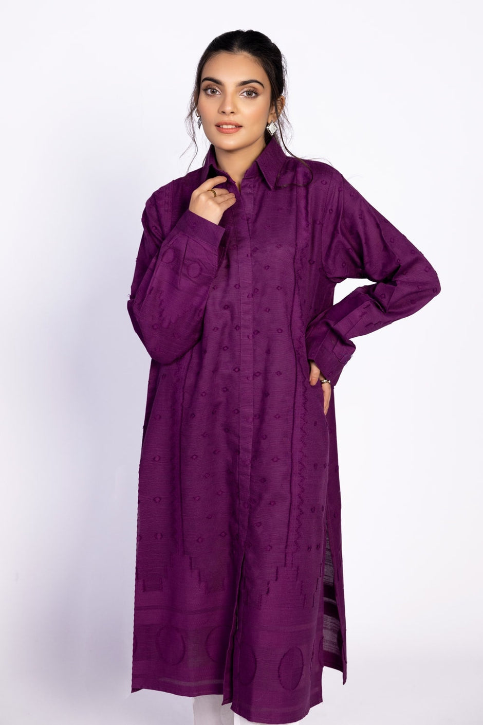 Jacquard Dyed Shirt