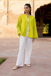 Khaddar Embroidered Crop Jacket WGK-KDW-DE-3003