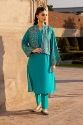 Khaddar Embroidered Crop Jacket WGK-KDW-DE-3004