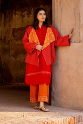 Khaddar Embroidered Crop Jacket WGK-KDW-DE-3006