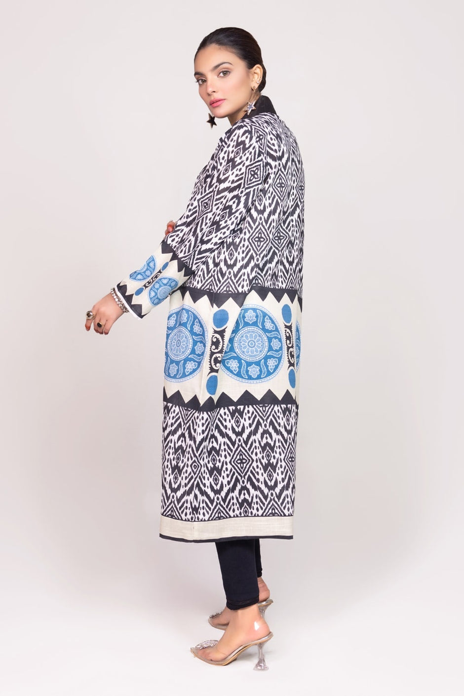 Printed Melody Printed Gown Shirt