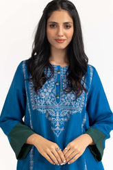 Zartaar raw-silk Embroidered Shirt And Trouser WGK-RSS-DE-2082