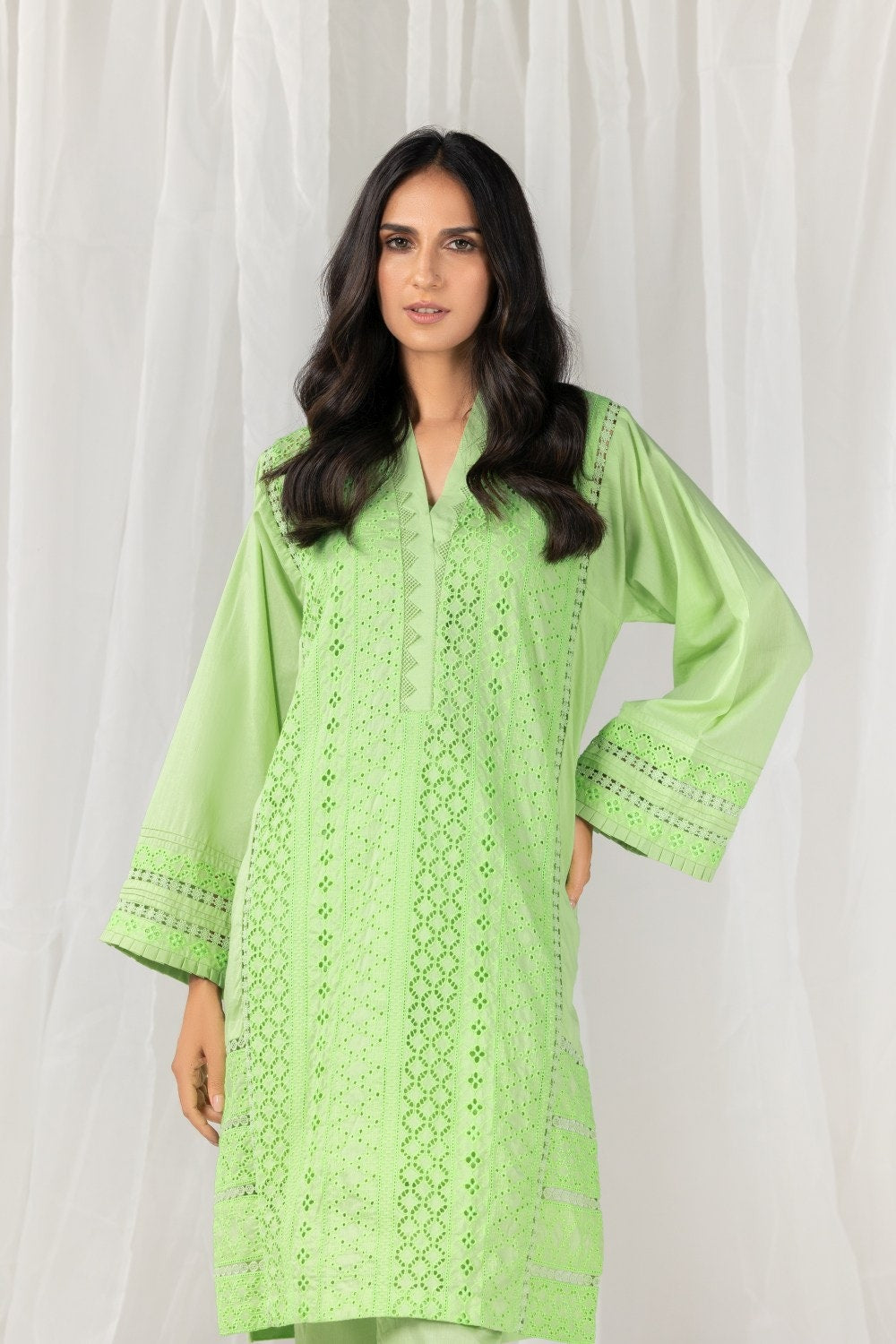 Cambric Embroidered Shirt And Trouser WGK-SHS-DE-1157