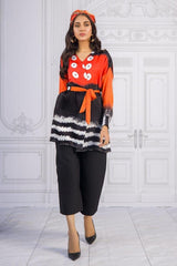 Charmeuse Silk Digital Printed Shirt WGK-SZW-DP-1054 Charmeuse Silk Digital Printed Shirt WGK-SZW-DP-1054