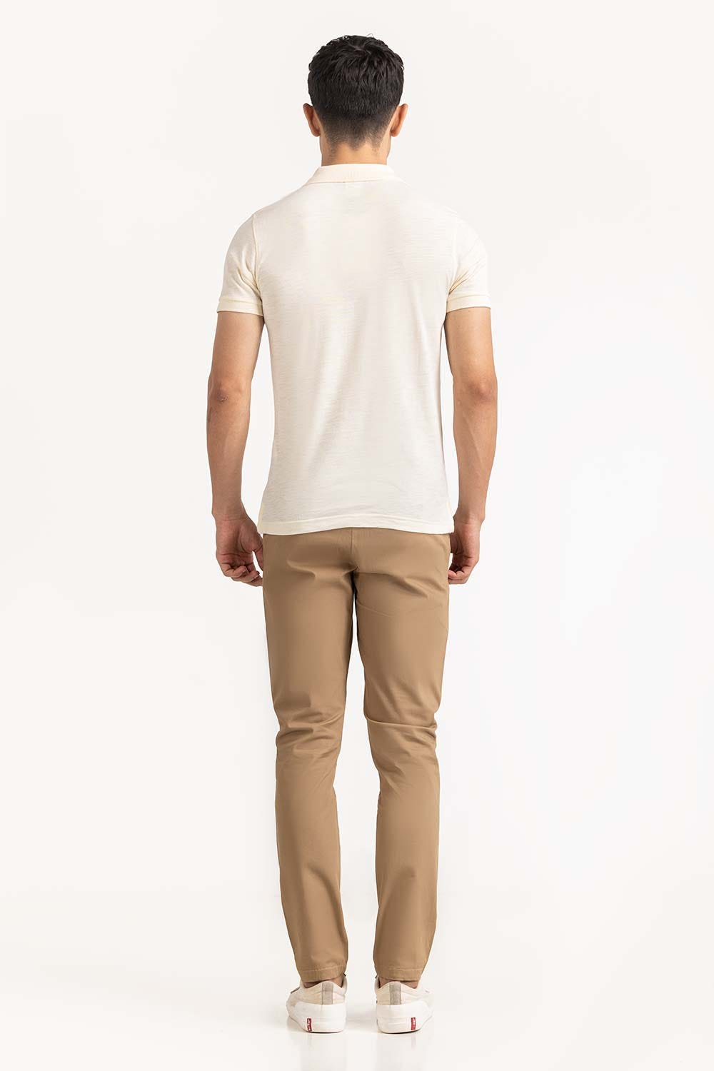 White Basic Polo PS-FSJ23-092