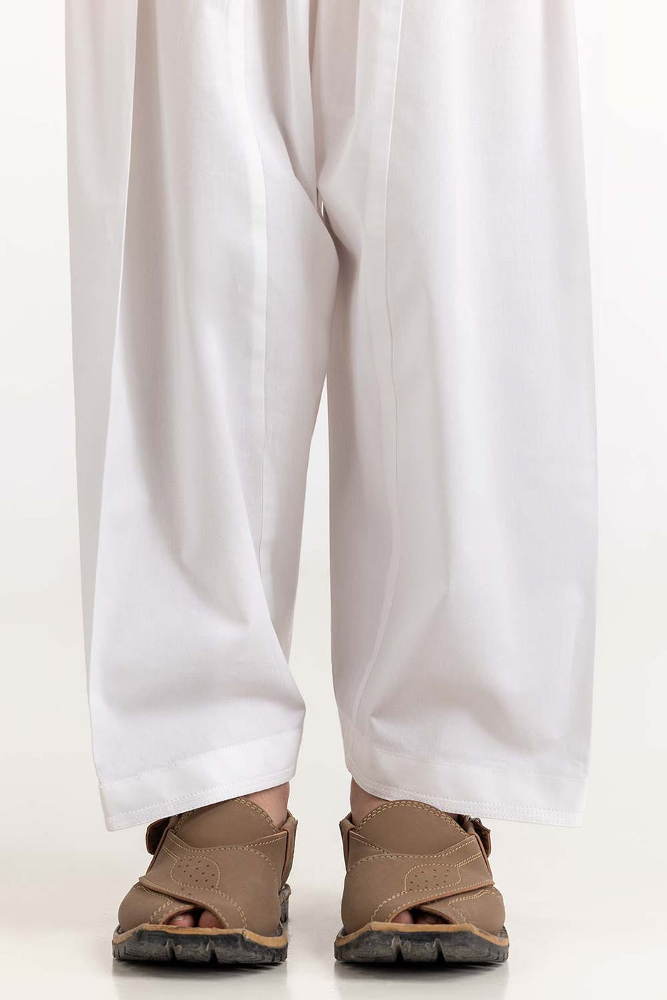 White Basic Shalwar KSH-CTN23-001