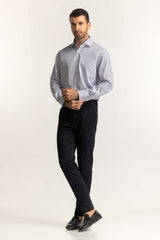 White Blue Checkered Formal Shirt MN-FS-YD24-059 White Blue Checkered Formal Shirt MN-FS-YD24-059