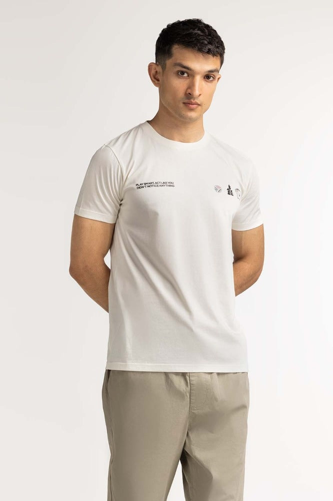 White Graphic Tee MN-TS-GP-S24-604