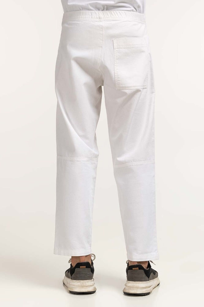 White Non Denim Trouser MN-TRKH- WV23-006 A