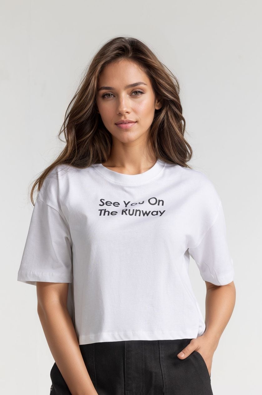 White Printed Top WM-KTP-SS24-067