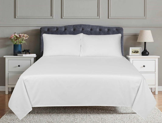 White T-600 Bed Sheet Set
