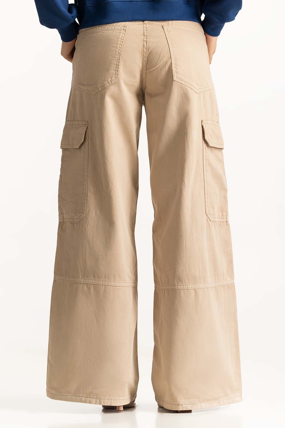 Wide Leg Cargo Pants WM-TRC-WS24-003