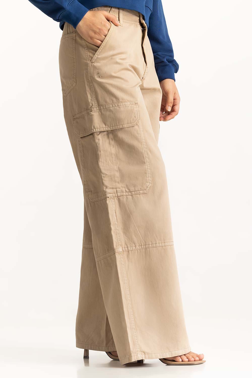 Wide Leg Cargo Pants WM-TRC-WS24-003