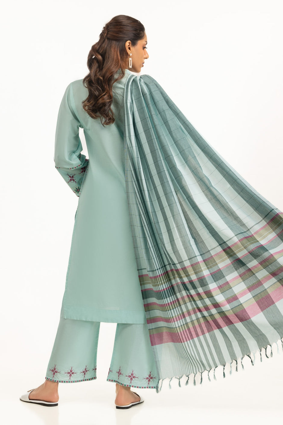 yarn-dyed Dupatta