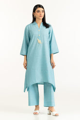 Yarn-dyed Embellished Co-Ord Set IPST-44776-A