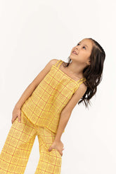 Toddler Girl Yellow Shirt TGWS-2210033 A