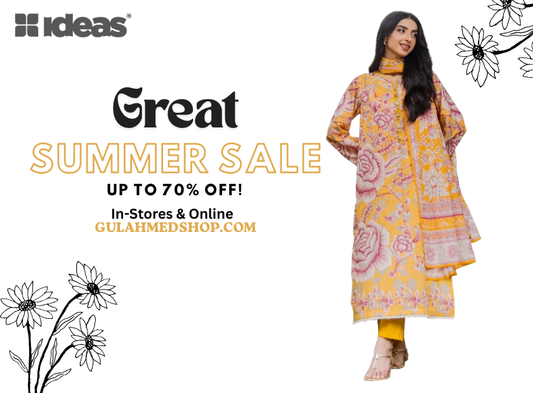 Gul Ahmed Ideas Great Summer Sale 2026 - Up to 70% Off