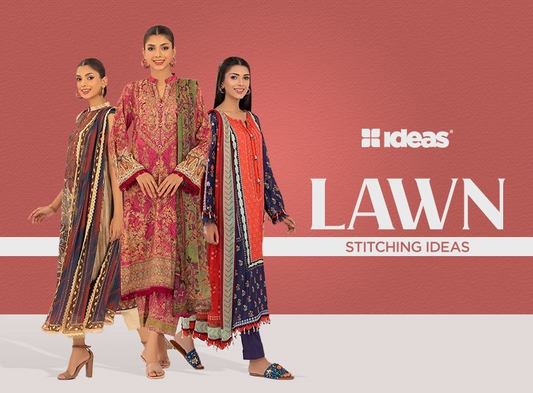 STYLISH PAKISTANI LAWN DRESS DESIGNS